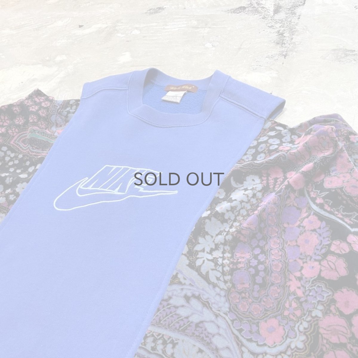 画像4: 【Wiz&Witch】"UNITED" SPORTY MIX FABRIC SWEAT / OS (4)