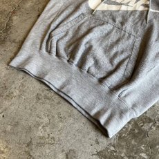 画像4: 【NIKE】GREY COLOR FRONT PRINTED DESIGN SWEAT HOODIE / Ladies M (4)