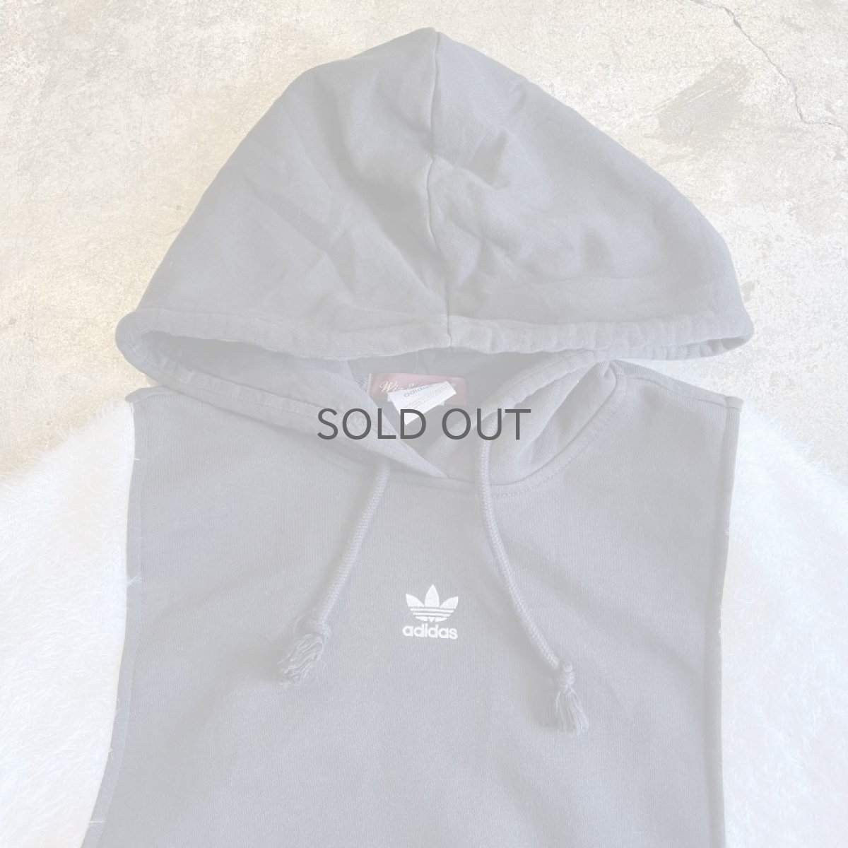 画像9: 【Wiz&Witch】"UNITED" SPORTY MIX FABRIC HOODIE SWEAT / OS (9)