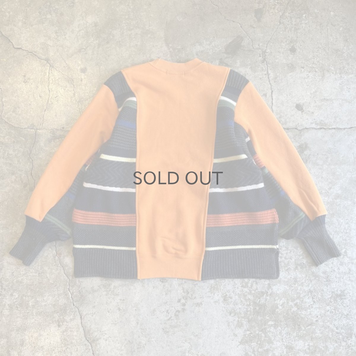 画像2: 【Wiz&Witch】"UNITED" SPORTY MIX FABRIC SWEAT / OS (2)