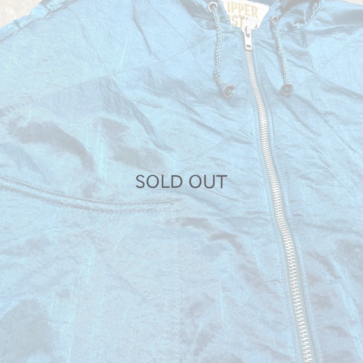 画像5: EMERALD　GREEN COLOR ZIP UP HOODIE JACKET / Mens M (5)