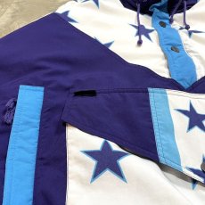 画像5: EURO ALL OVER STAR PATTERN HALF ZIP SKI JACKET / Mens M (5)