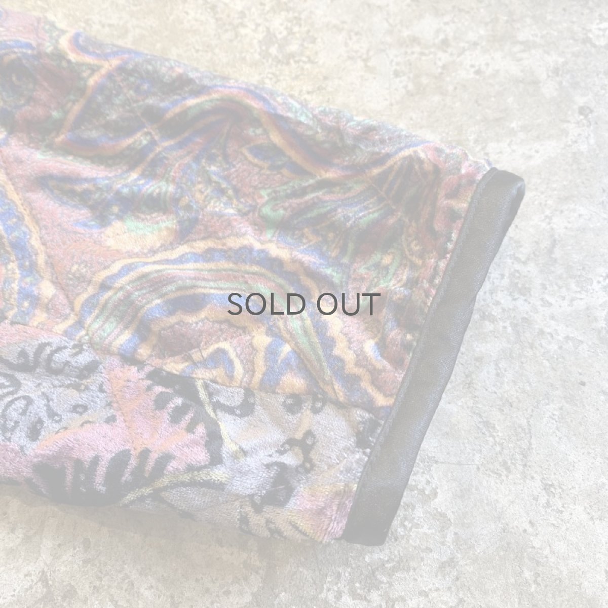 画像9: ALL OVER PATTERN DESIGN VELVET JACKET / Ladies PXL(M) (9)