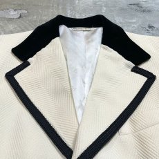 画像11: 70~80's IVORY COLOR 3B TAILORED JACKET / Mens L / MADE IN USA (11)