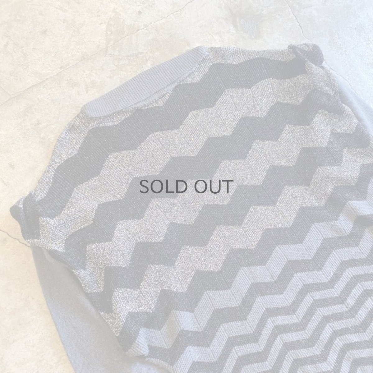 画像3: 【BALLY】GLITTER LAYERED DESIGN DOLMAN SLEEVE KNIT TOPS / Ladies M / MADE IN ITALY (3)