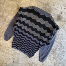 画像5: 【BALLY】GLITTER LAYERED DESIGN DOLMAN SLEEVE KNIT TOPS / Ladies M / MADE IN ITALY (5)