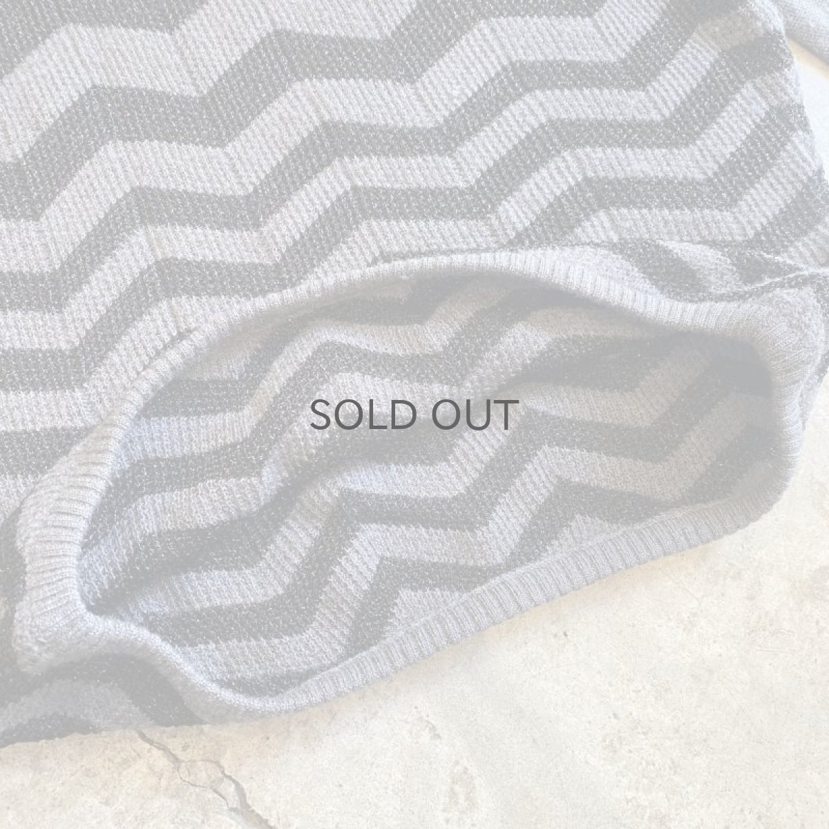 画像7: 【BALLY】GLITTER LAYERED DESIGN DOLMAN SLEEVE KNIT TOPS / Ladies M / MADE IN ITALY (7)