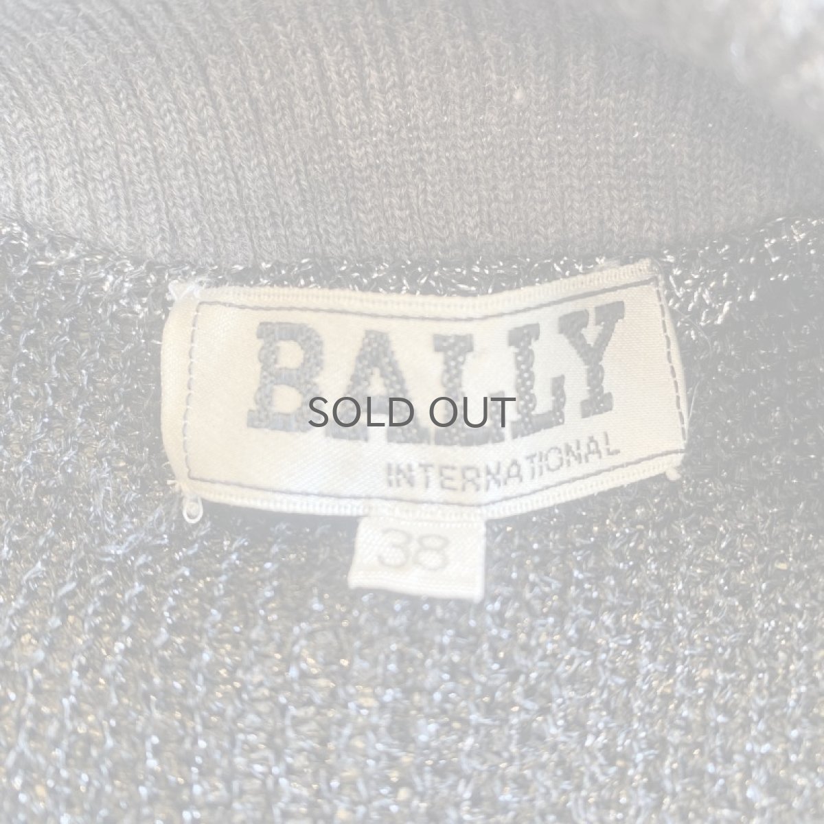 画像11: 【BALLY】GLITTER LAYERED DESIGN DOLMAN SLEEVE KNIT TOPS / Ladies M / MADE IN ITALY (11)