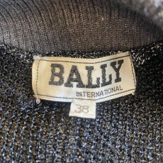 画像11: 【BALLY】GLITTER LAYERED DESIGN DOLMAN SLEEVE KNIT TOPS / Ladies M / MADE IN ITALY (11)