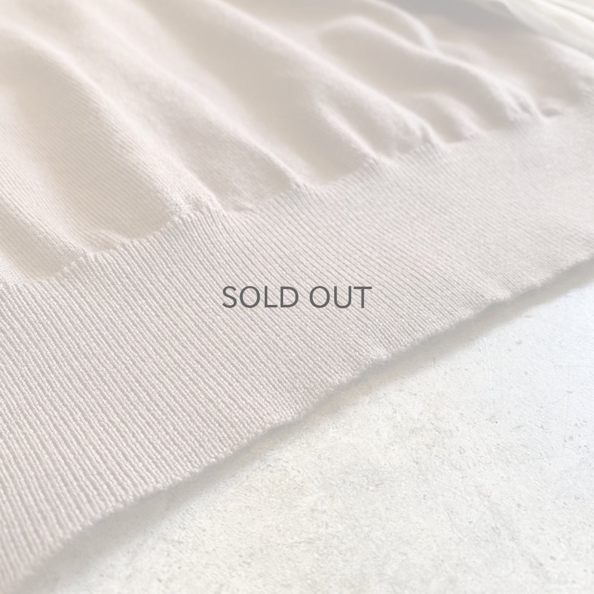 画像11: BEIGE COLOR VOLUME SLEEVE SHEER DESIGN KNIT TOPS / Ladies M (11)