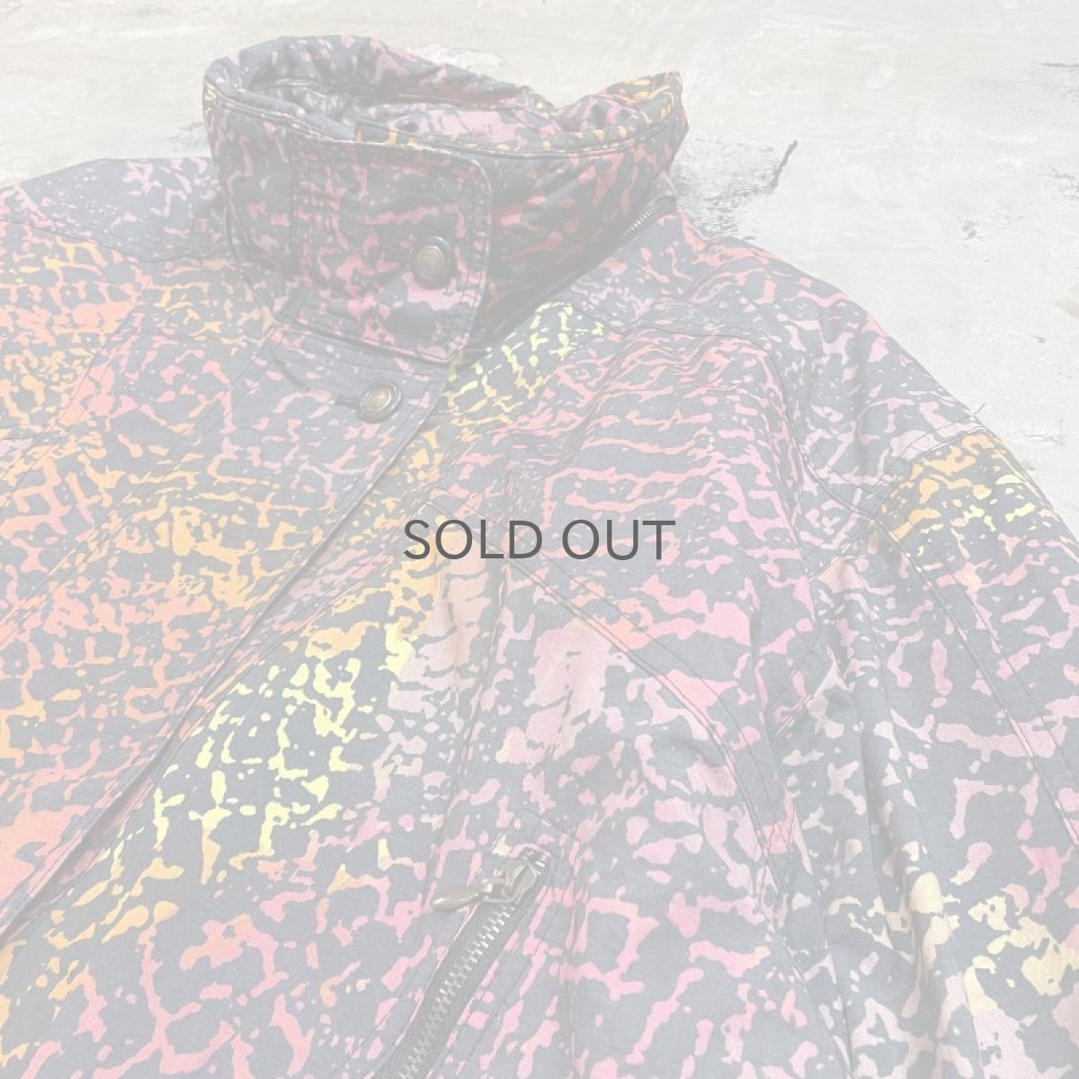 画像4: OLD GERMANY ALL OVER PATTERN FIELD JACKET / Mens L (4)