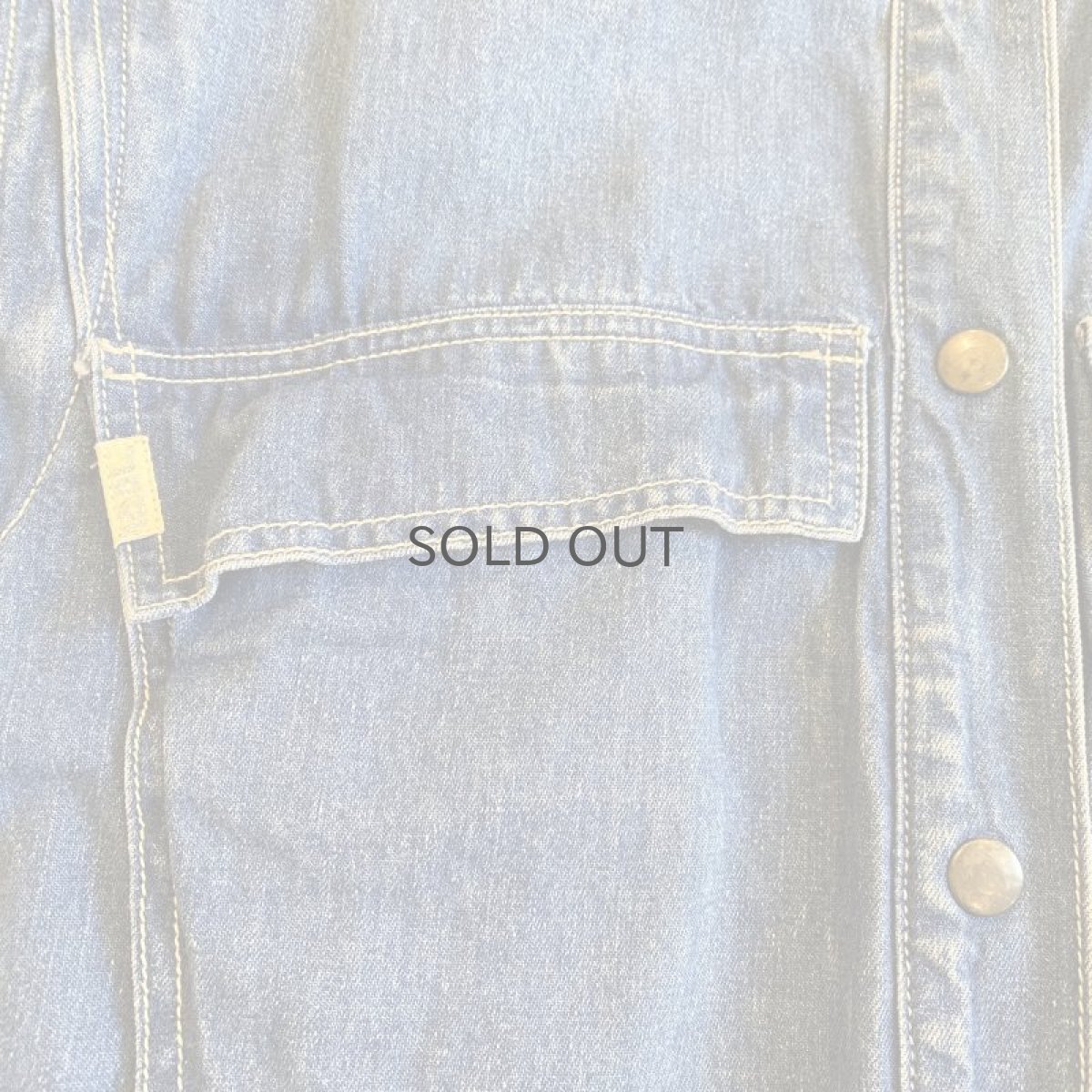 画像10: 90's BLUE DENIM 2WAY SHOULDER ZIP DESIGN JACKET / Ladies M (10)