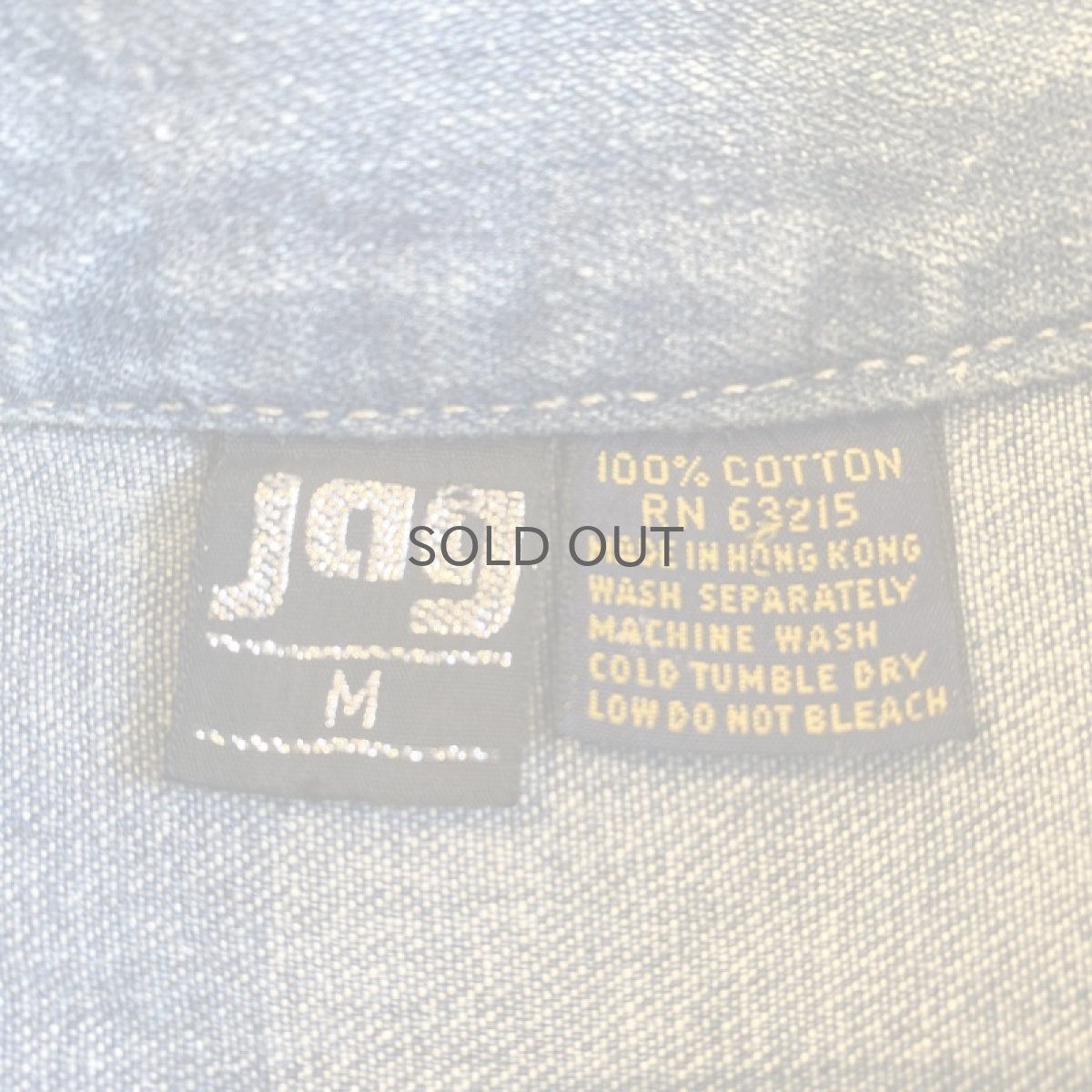 画像14: 90's BLUE DENIM 2WAY SHOULDER ZIP DESIGN JACKET / Ladies M (14)