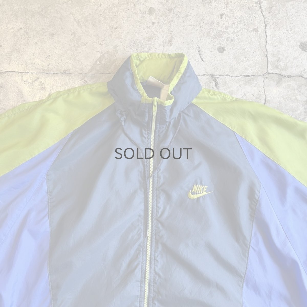 画像8: 【NIKE】3 COLOR PATCHWORK PATTERN DESIGN NYLON TRACK JACKET / Ladies L (8)