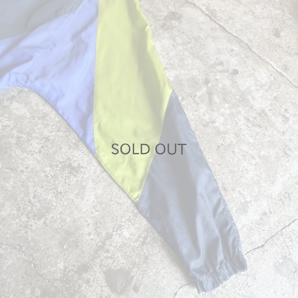 画像7: 【NIKE】3 COLOR PATCHWORK PATTERN DESIGN NYLON TRACK JACKET / Ladies L (7)