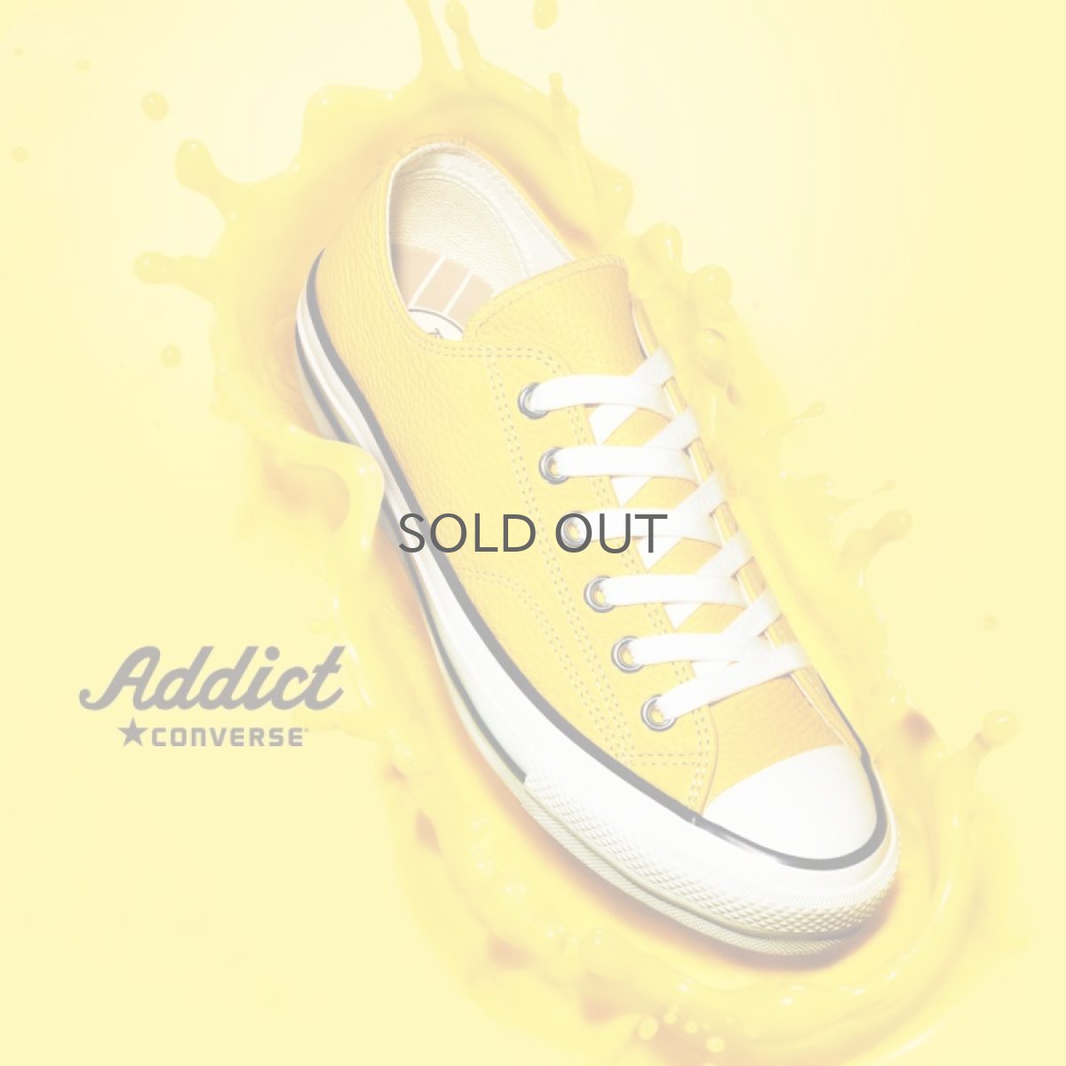 画像9: 【CONVERSE ADDICT】- CHUCK TAYLOR LEATHER OX / YELLOW (9)