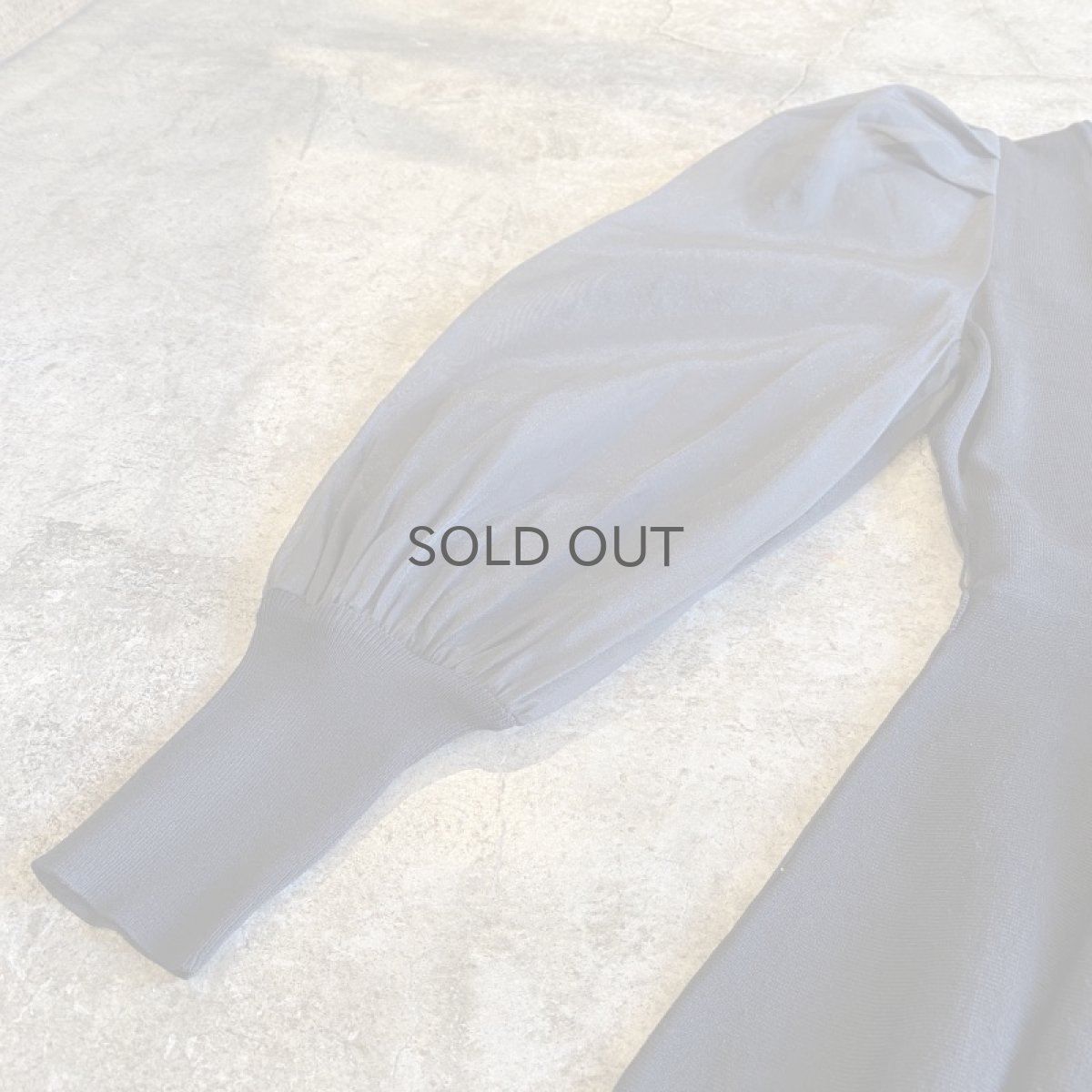 画像5: CROSS DESIGN SHEER SHOULDER PEPLUM TOPS / Ladies M (5)