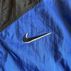 画像10: 【NIKE】BI COLOR VOLUME SLEEVE DESIGN NYLON ZIP UP JACKET / Ladies XL(M) (10)