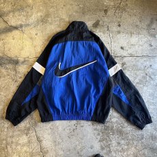 画像2: 【NIKE】BI COLOR VOLUME SLEEVE DESIGN NYLON ZIP UP JACKET / Ladies XL(M) (2)