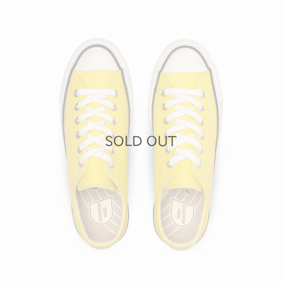 画像4: 【CONVERSE ADDICT】- CHUCK TAYLOR LEATHER OX / YELLOW (4)
