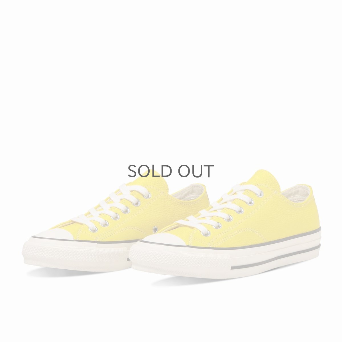 画像2: 【CONVERSE ADDICT】- CHUCK TAYLOR LEATHER OX / YELLOW (2)