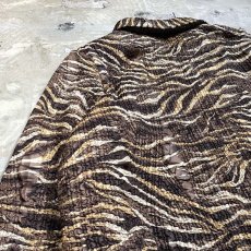 画像11: ARTISTIC PATTERN REVERSIBLE EMBOSSING JACKET / Mens L (11)