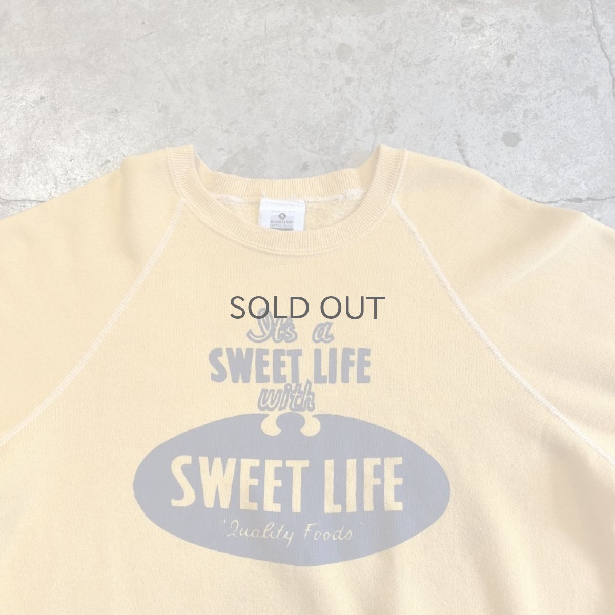 画像8: OLD FRONT LOGO PRINTED DESIGN COLOR L/S SWEAT / Ladies L(S) / MADE IN USA (8)