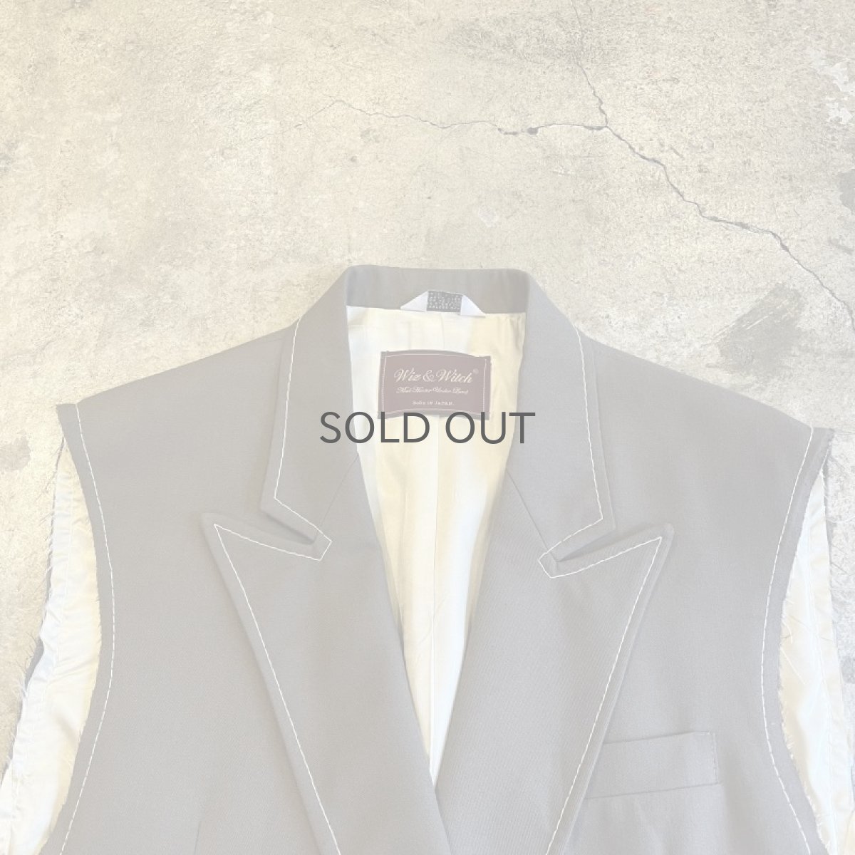 画像7: 【Wiz&Witch】"OUT STITCH" DOUBLE TAYLAR VEST  / OS (7)