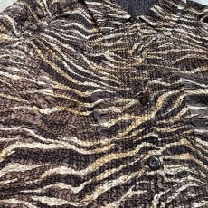 画像7: ARTISTIC PATTERN REVERSIBLE EMBOSSING JACKET / Mens L (7)