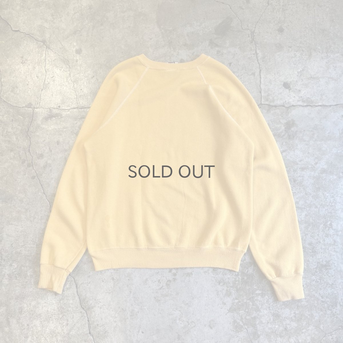画像2: OLD FRONT LOGO PRINTED DESIGN COLOR L/S SWEAT / Ladies L(S) / MADE IN USA (2)