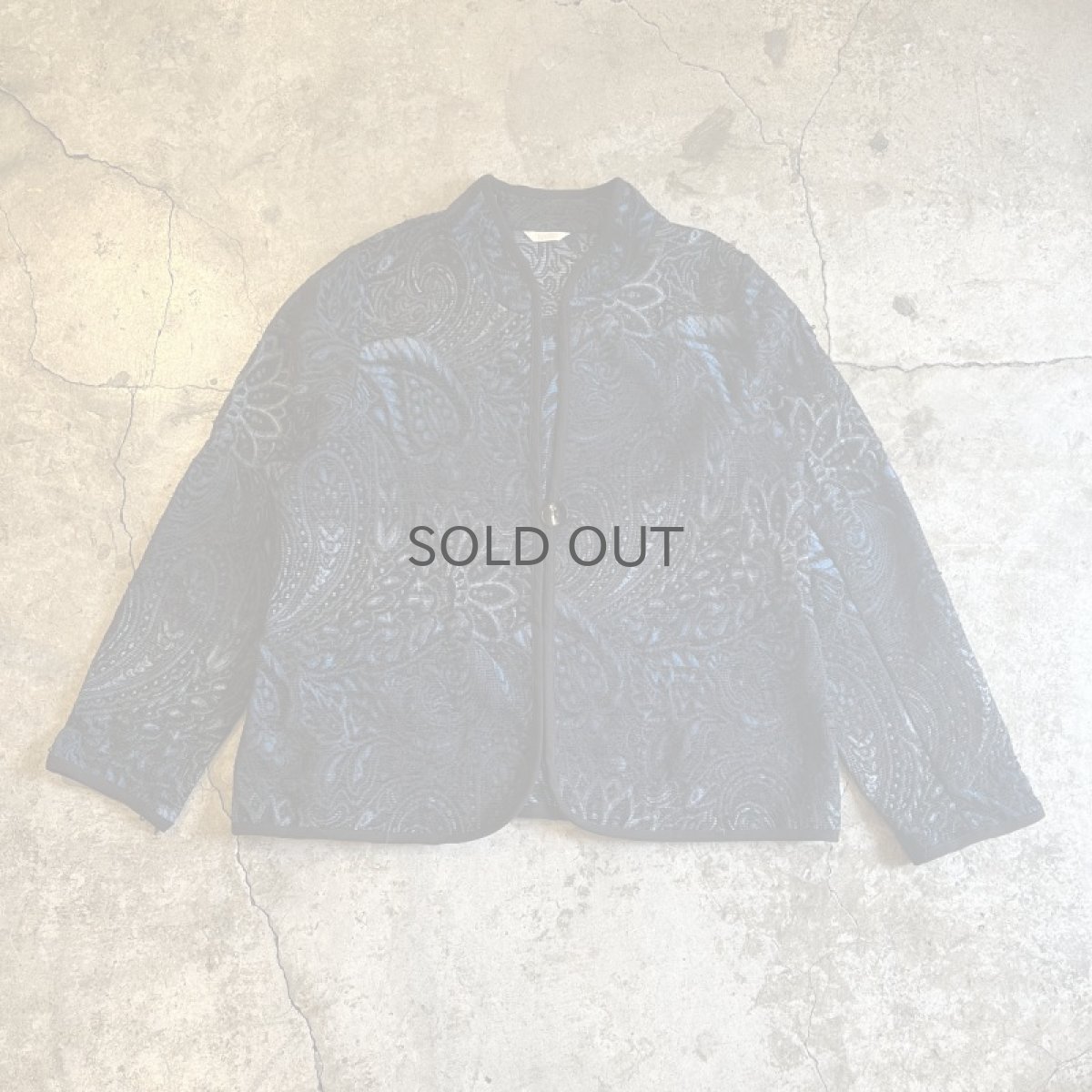 画像1: ALL OVER PAISLEY PATTERN GRADATION COLOR GOBELIN DESIGN JACKET / Ladies M  (1)