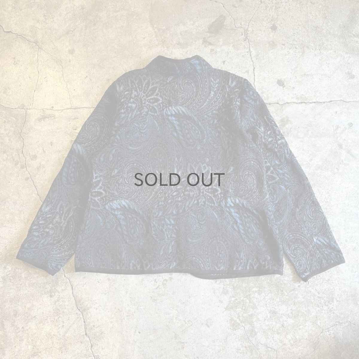 画像2: ALL OVER PAISLEY PATTERN GRADATION COLOR GOBELIN DESIGN JACKET / Ladies M  (2)