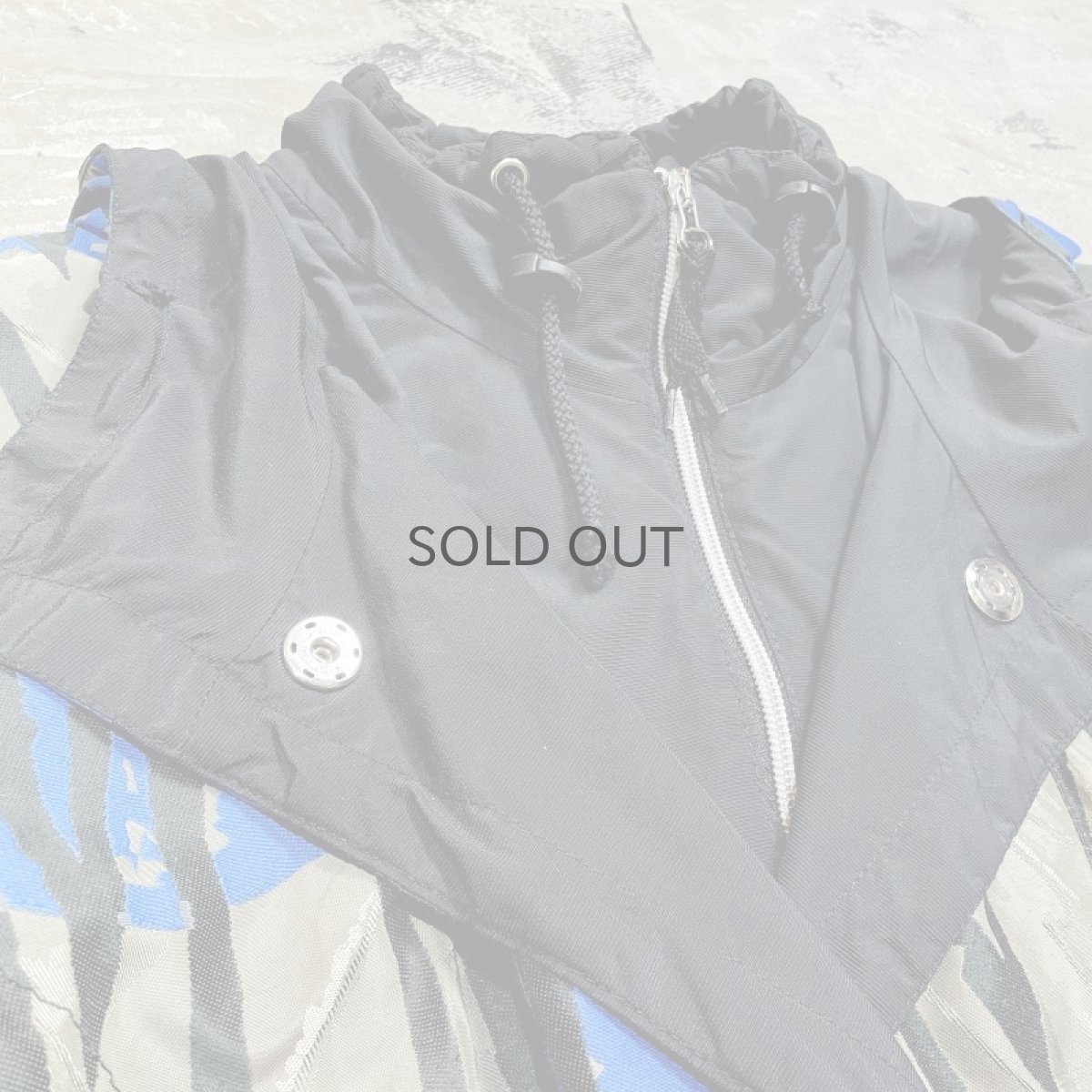 画像7: 80~90's CAMOUFLAGE PATTERN HOODIE JACKET / Mens M(L) / MADE IN ITALY (7)