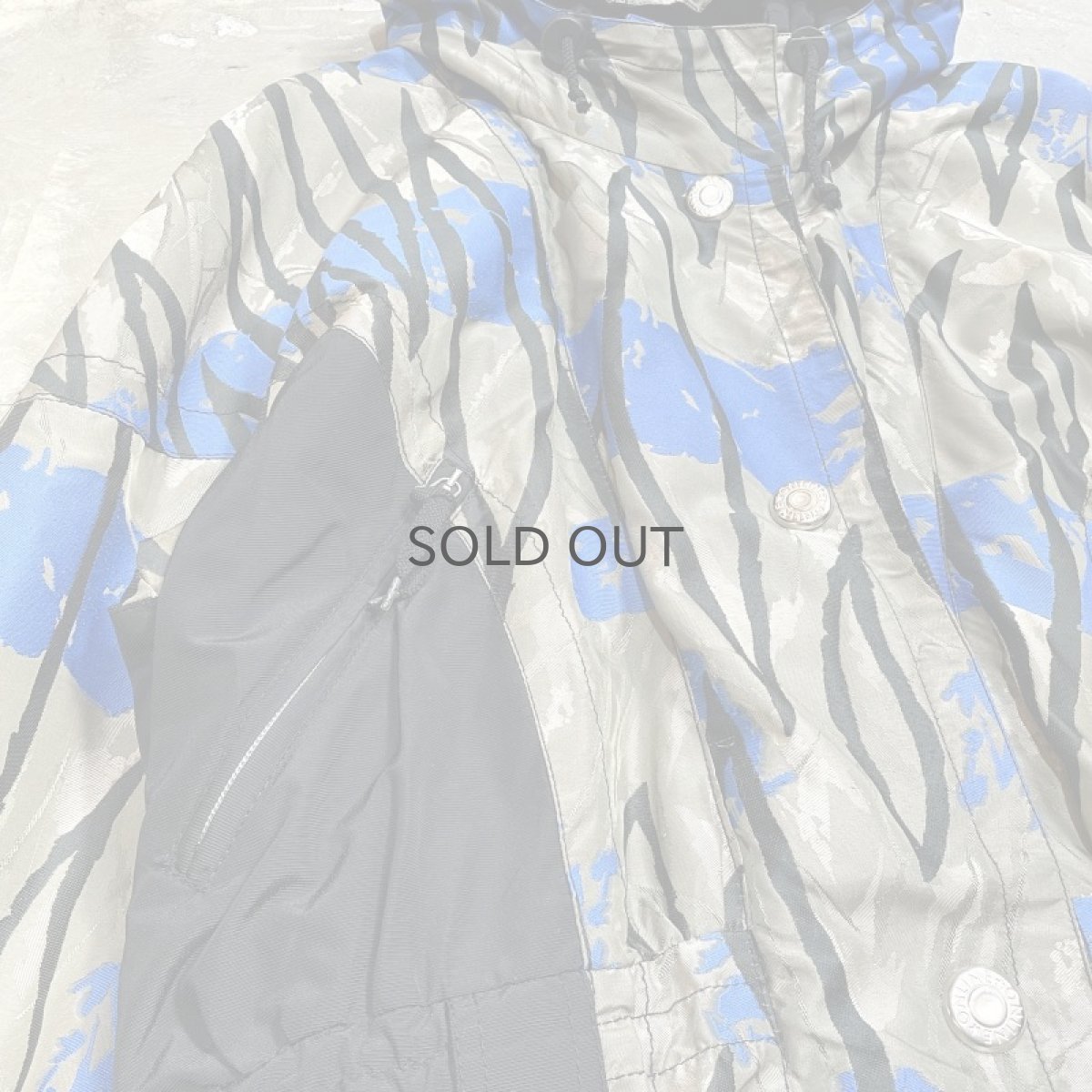 画像5: 80~90's CAMOUFLAGE PATTERN HOODIE JACKET / Mens M(L) / MADE IN ITALY (5)