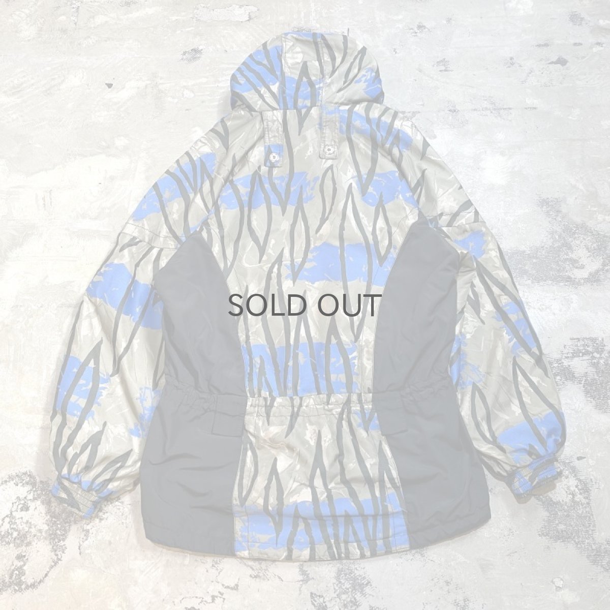 画像2: 80~90's CAMOUFLAGE PATTERN HOODIE JACKET / Mens M(L) / MADE IN ITALY (2)