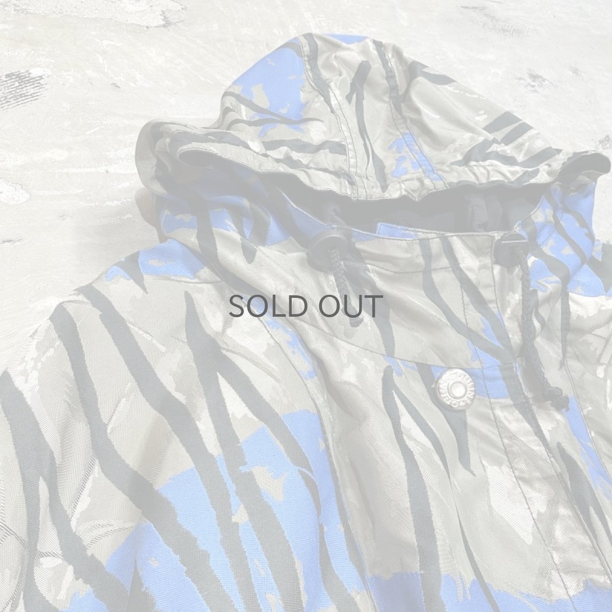 画像3: 80~90's CAMOUFLAGE PATTERN HOODIE JACKET / Mens M(L) / MADE IN ITALY (3)