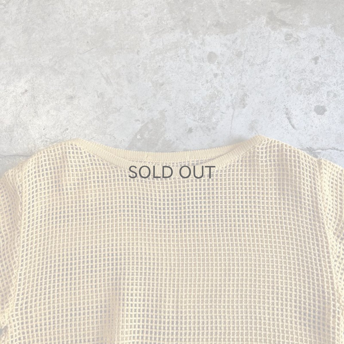 画像9: COLOR MESH POINT RIBBON DESIGN L/S TOPS / Ladies M (9)