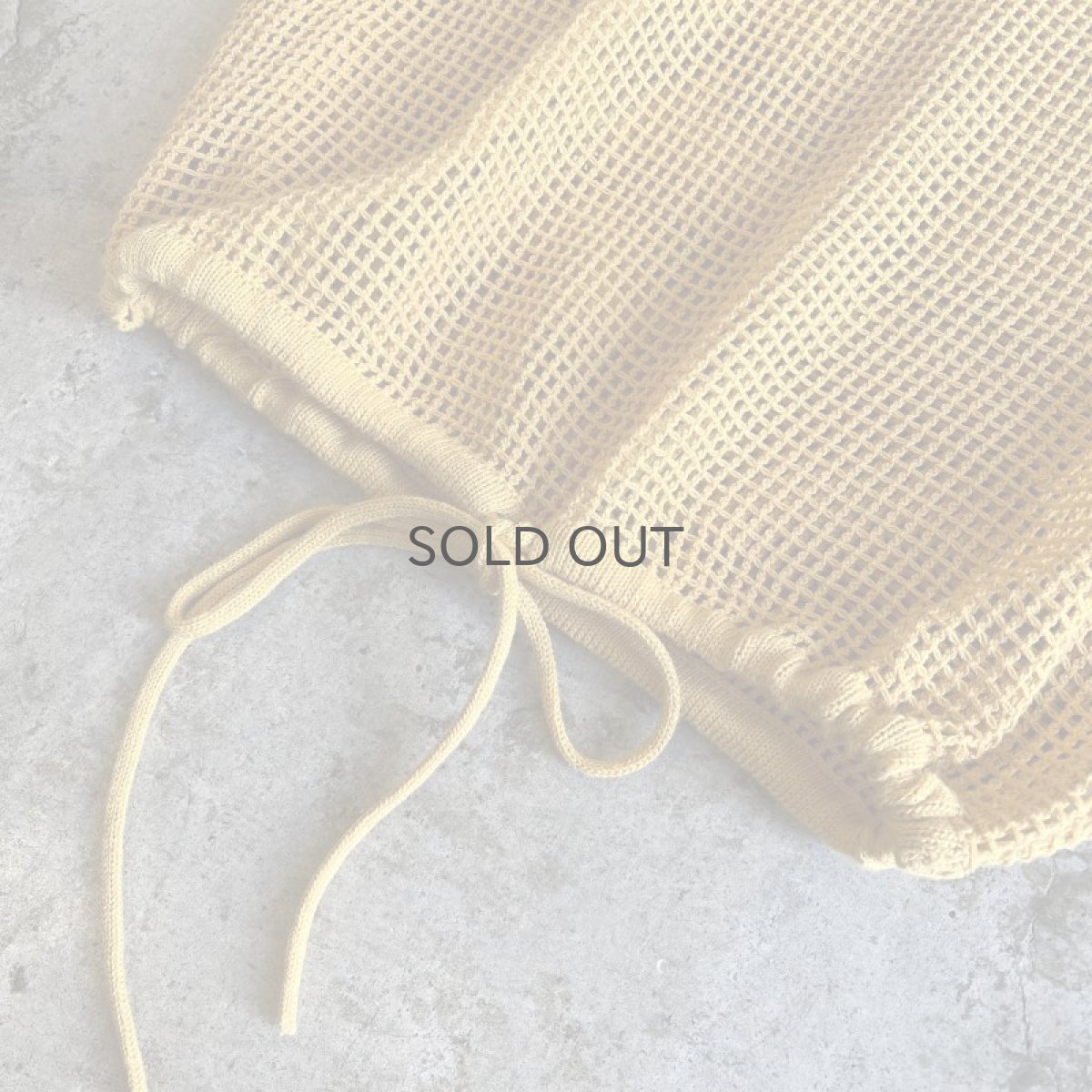 画像5: COLOR MESH POINT RIBBON DESIGN L/S TOPS / Ladies M (5)