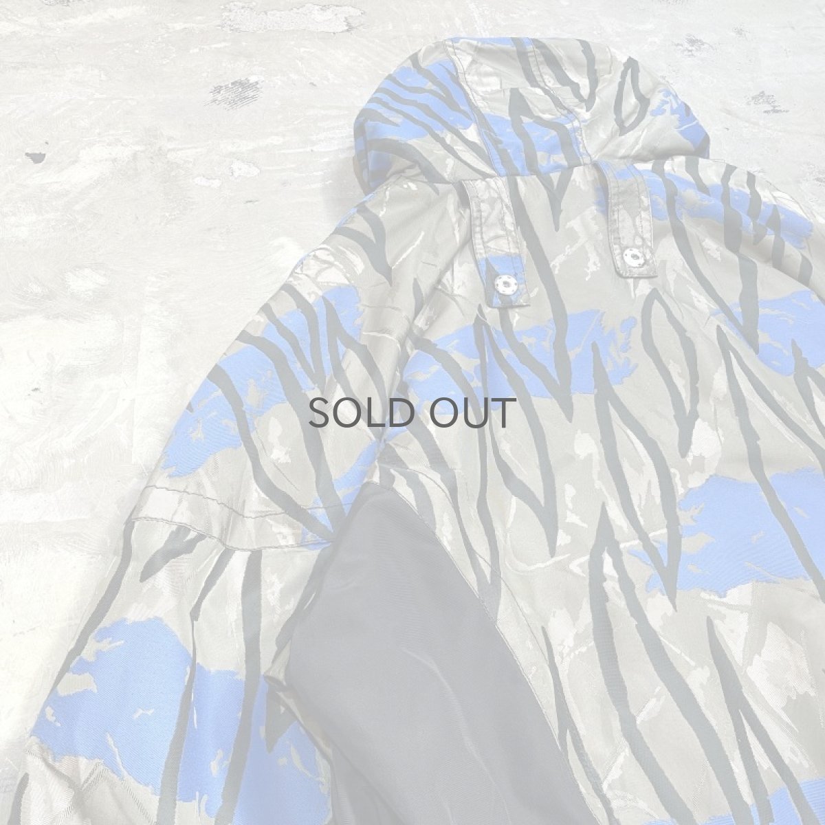 画像10: 80~90's CAMOUFLAGE PATTERN HOODIE JACKET / Mens M(L) / MADE IN ITALY (10)