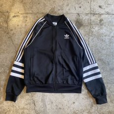 画像1: 【adidas】BICOLOR DESIGN THREE STRIPES DOUBLE ZIP TRACK JACKET / Ladies L (1)