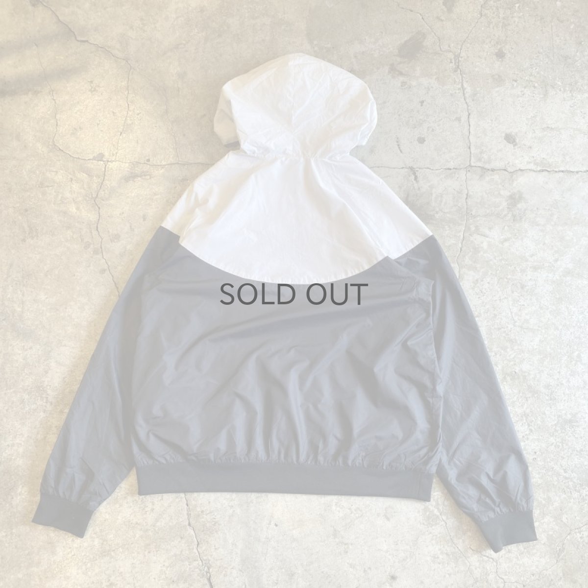 画像2: 【NIKE】MONOCHROME COLOR DESIGN HOODIE ZIP UP JACKET / Ladies L (2)