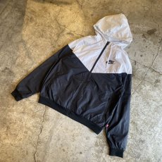 画像4: 【NIKE】MONOCHROME COLOR DESIGN HOODIE ZIP UP JACKET / Ladies L (4)