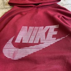 画像5: 【NIKE】OLD RED COLOR FRONT PRINTED DESIGN SWEAT HOODIE / Ladies L / MADE IN USA (5)