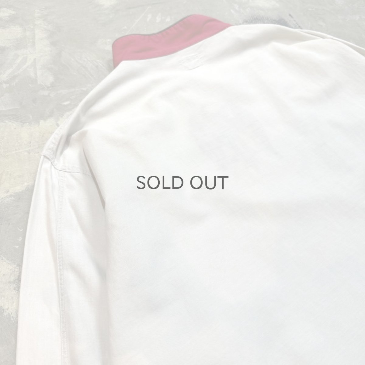 画像9: 40~50's CEREMONY COSTUME HALF BUTTON L/S SHIRT / Mens L (9)