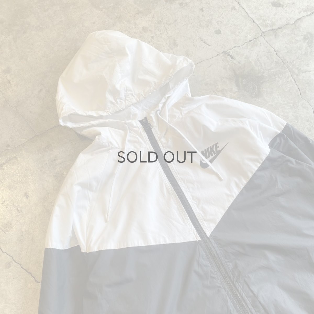 画像3: 【NIKE】MONOCHROME COLOR DESIGN HOODIE ZIP UP JACKET / Ladies L (3)