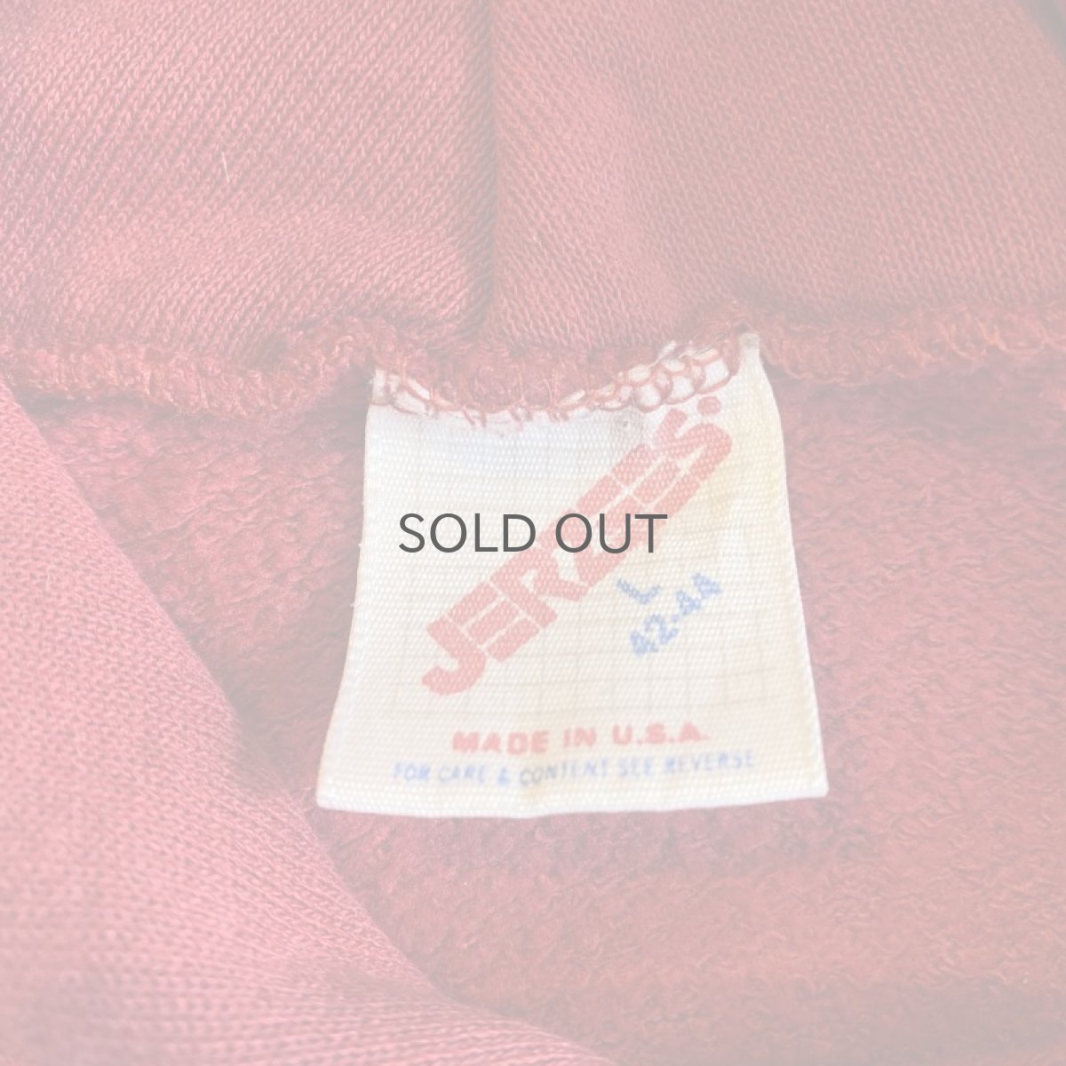 画像12: 【NIKE】OLD RED COLOR FRONT PRINTED DESIGN SWEAT HOODIE / Ladies L / MADE IN USA (12)