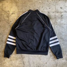 画像2: 【adidas】BICOLOR DESIGN THREE STRIPES DOUBLE ZIP TRACK JACKET / Ladies L (2)