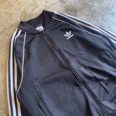 画像3: 【adidas】BICOLOR DESIGN THREE STRIPES DOUBLE ZIP TRACK JACKET / Ladies L (3)