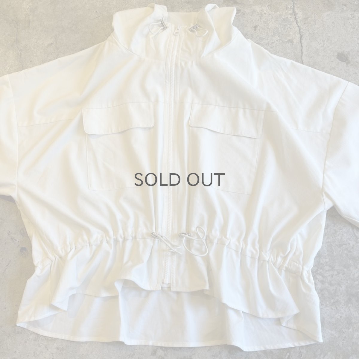 画像8: FRONT 2 POCKET SHORT DESIGN ZIP UP HOODIE JACKET / Ladies M (8)