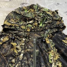 画像11: 3D CAMOUFRAGE PATTERN ZIP UP GHILLIE HOODIE JACKET / Mens L (11)